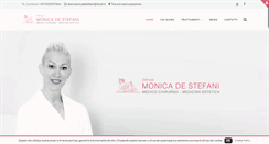 Desktop Screenshot of monicadestefani.it